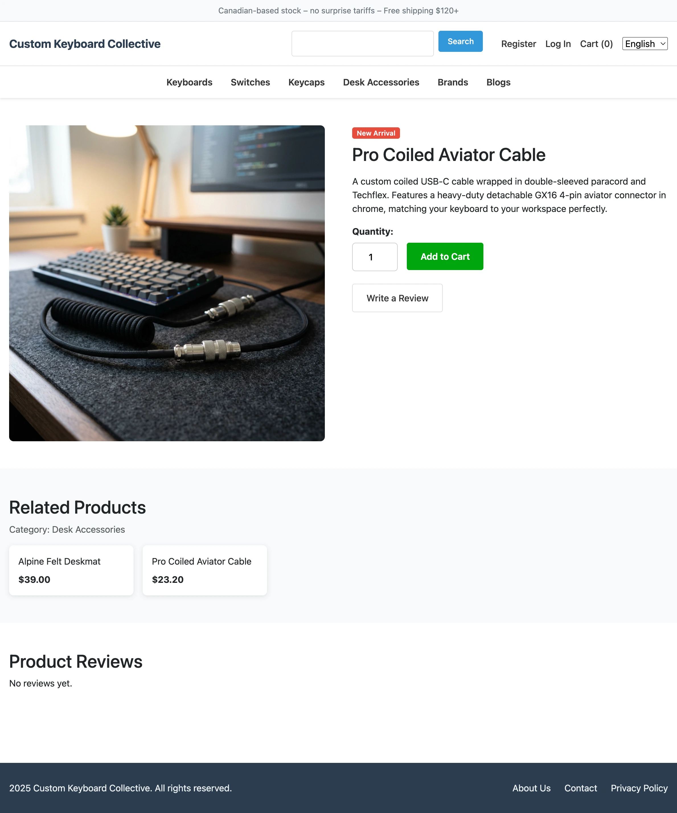 Custom Keyboard Collective Showcase Dashboard